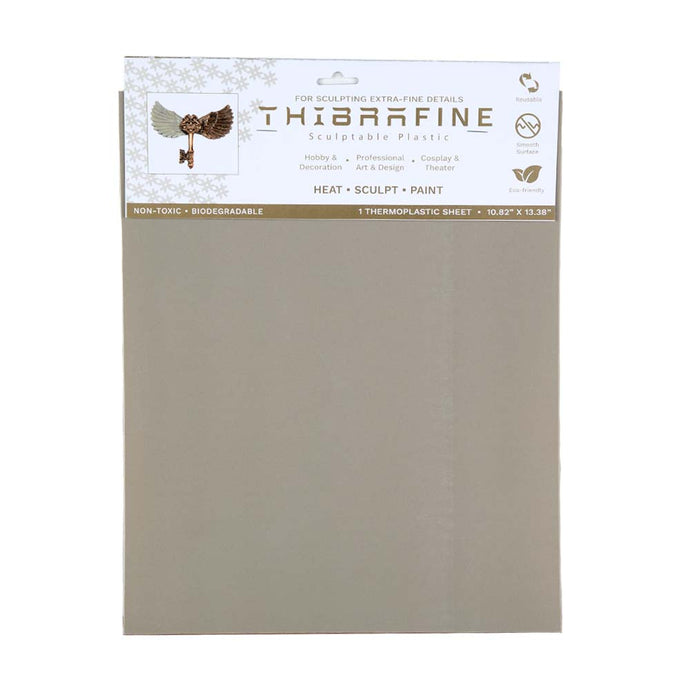 Thibra Fine - Biodegradable Thermoplastic Sheet (1/16 Sheet - 10.8