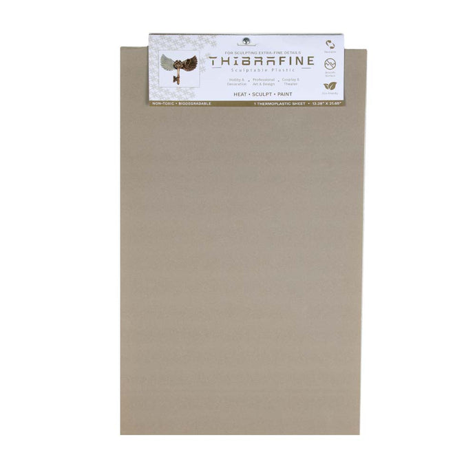 Thibra Fine - Biodegradable Thermoplastic Sheet (1/8 Sheet - 13.4